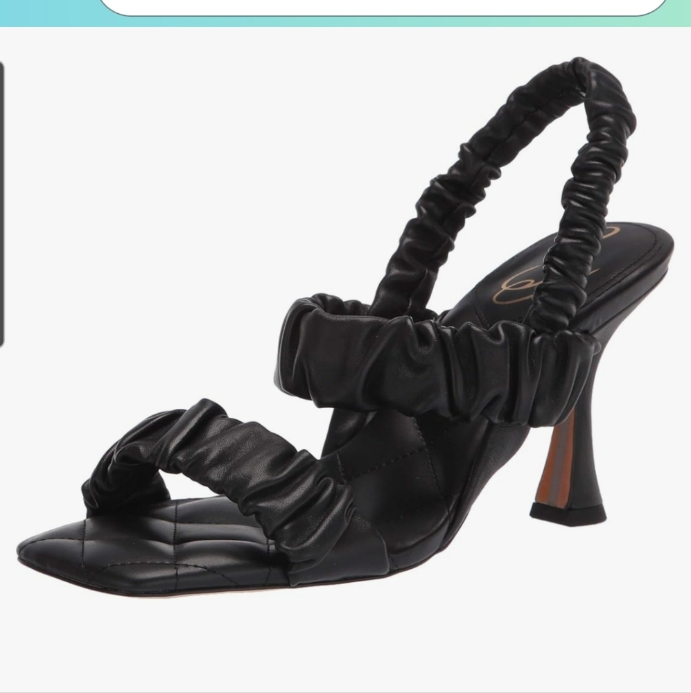 Sam Edelman Black Sculptural Heels